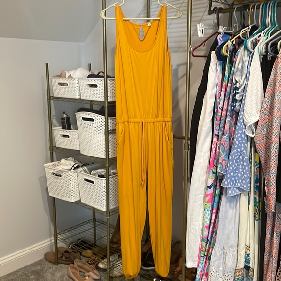 Amazon Essentials Gold Jumpsuit - Picture 1 of 4